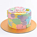 Colorful Birthday Cake 16 Portion