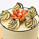 Golden Strawberry 2D Cake 8 Portion