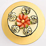 Golden Strawberry 2D Cake 8 Portion