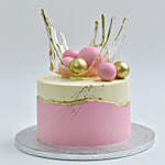 Royal Pink Crown Cake 16 Portion