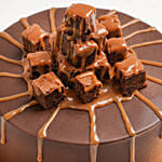 Special Brownie Caramel Cake 8 Portion