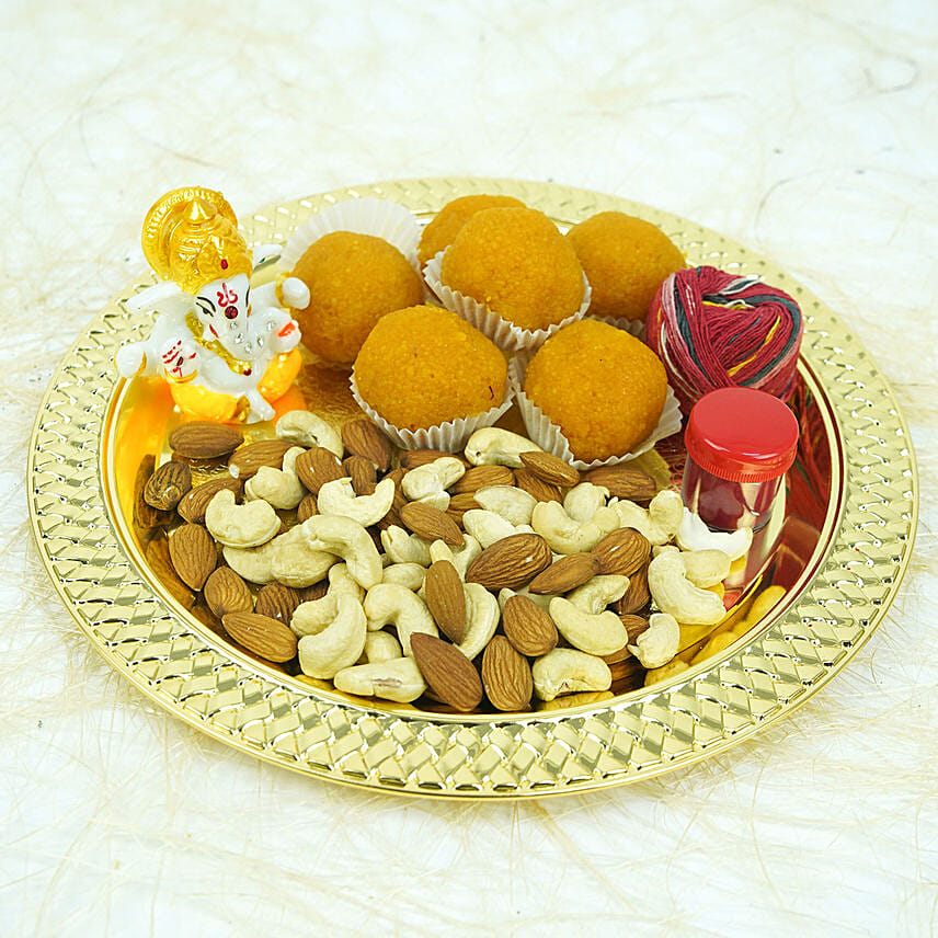 Auspicious Bhai Dooj Thali: Raksha Bandhan Thali
