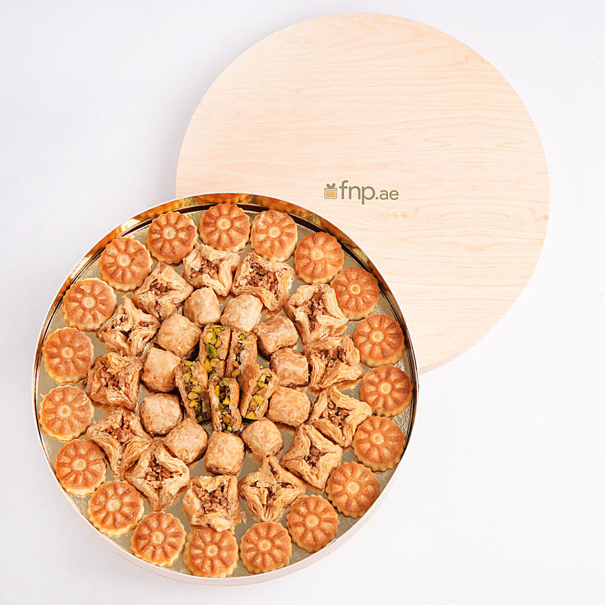 Baklava and Mamoul Indulgence Box: Arabic Sweets