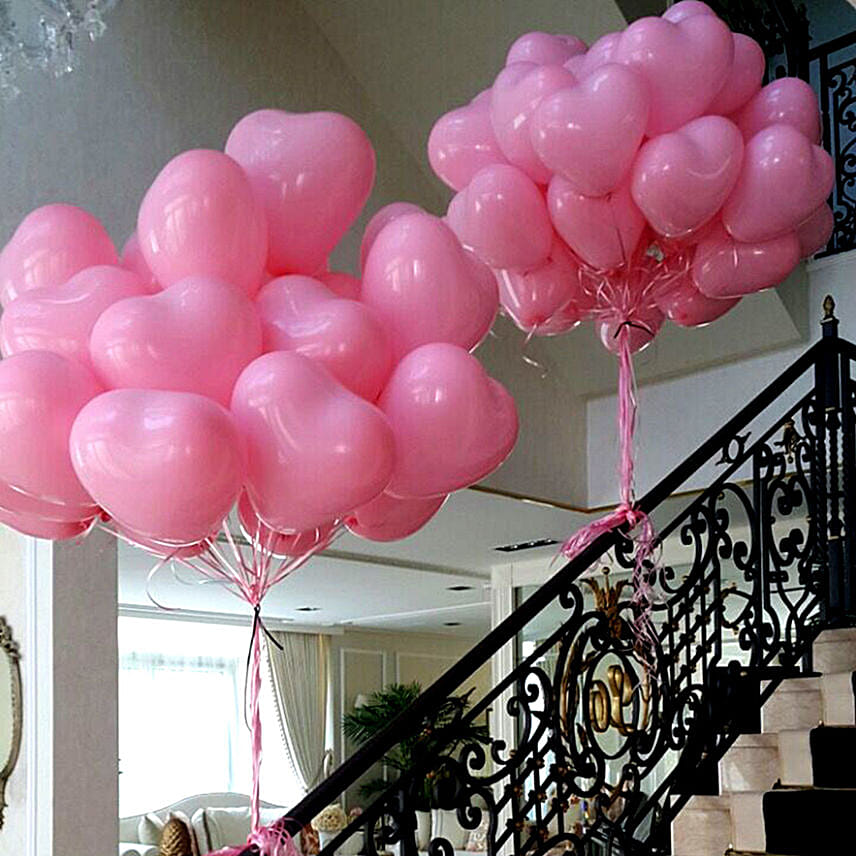 Balloon Fencing: Propose Day Flowers 