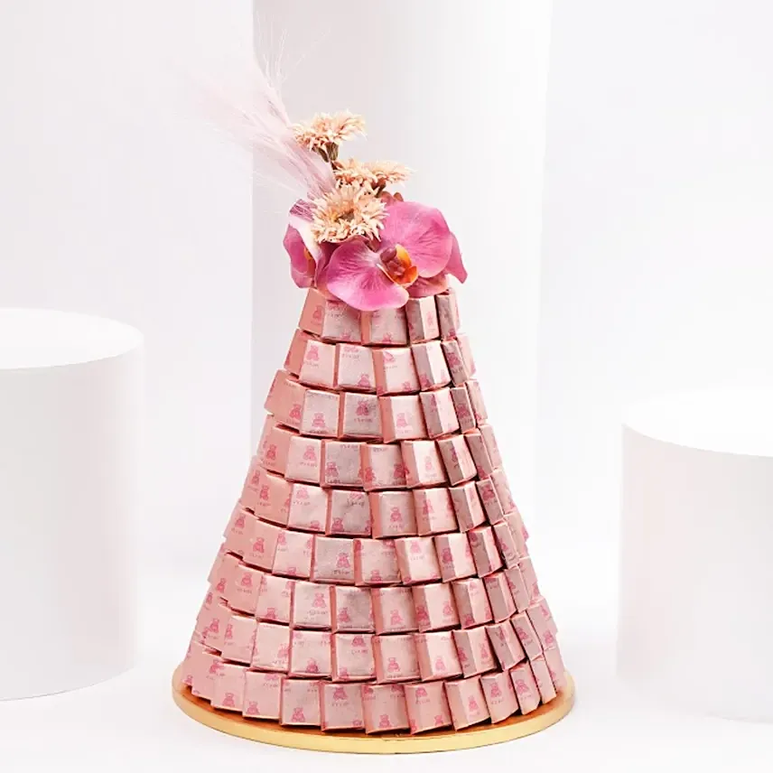 Blush Blossom Baby Girl Arrangement: New Born Gifts