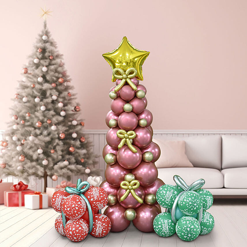 Christmas Balloons Tree And Gift Wrap Arrangement: Christmas Gifts for Kids