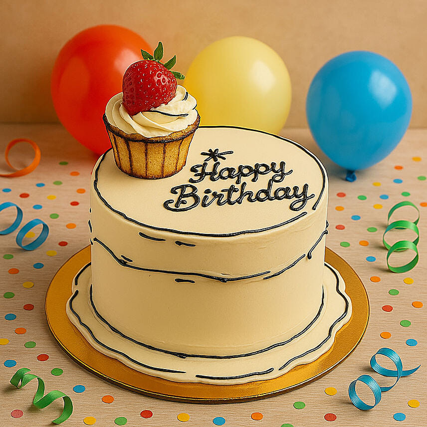 Comical Treat Birthday Cake: Kids Cakes