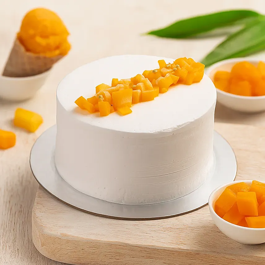 Creamy Mango Cheesecake Ice Cream Delight: 