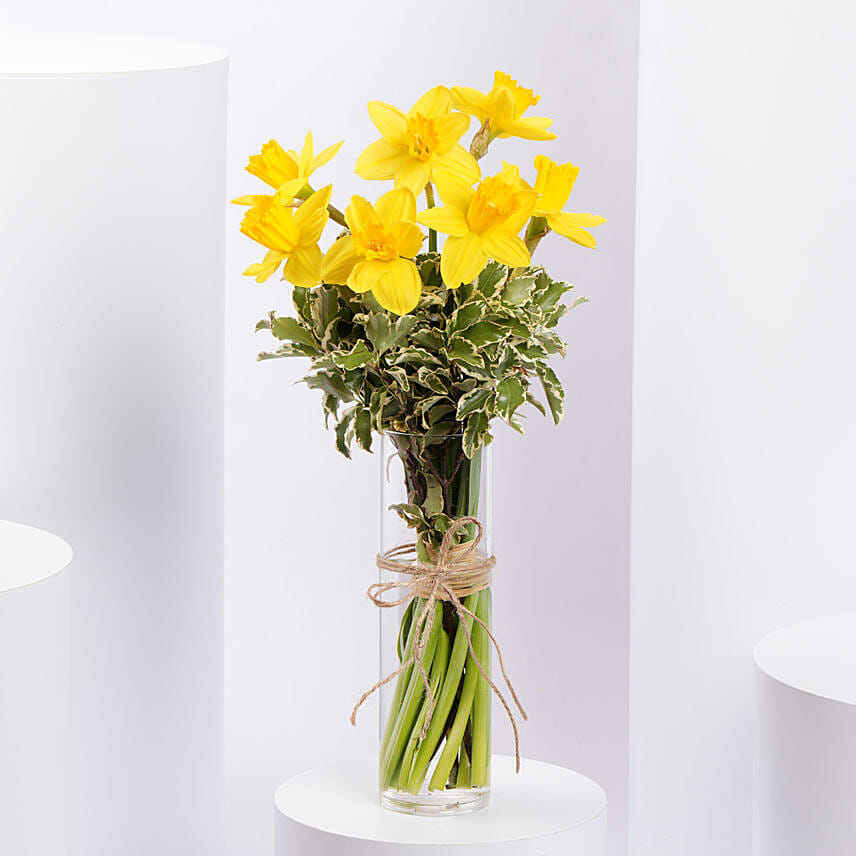 Easter Daffy Delight Arranegement: Easter Flowers 