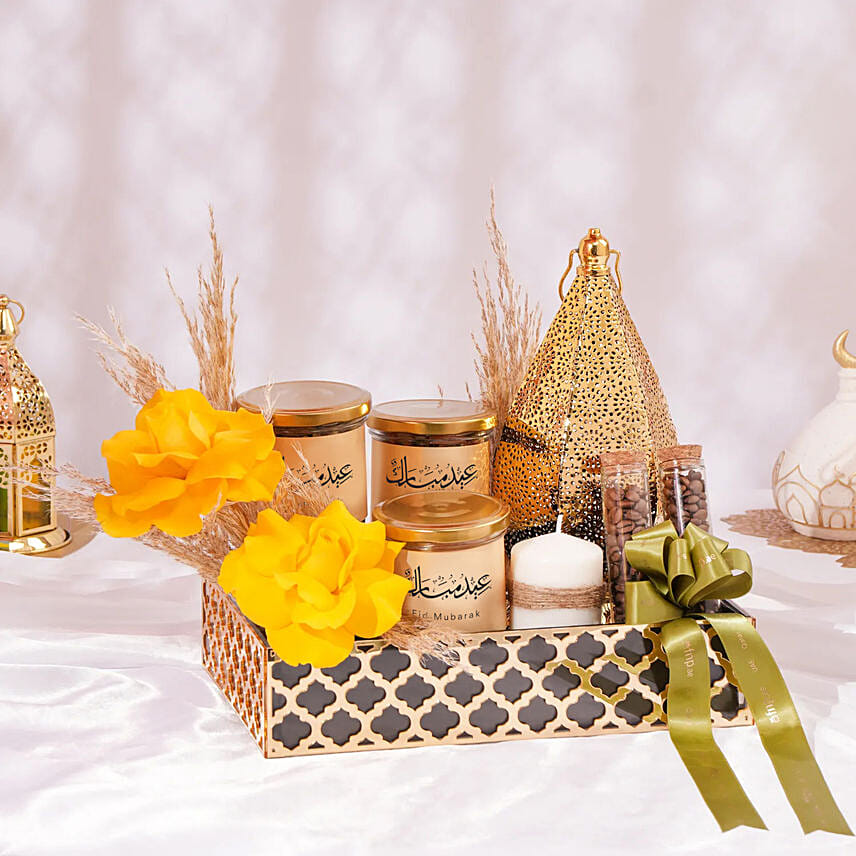 Eid Blessings Gold Hamper: Eid Gift Hampers