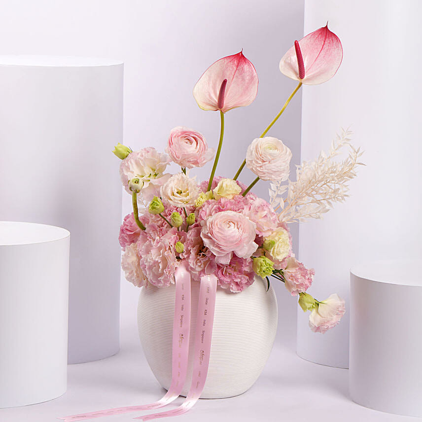 Ethereal Charm Arrangement: Flower Delivery Sharjah