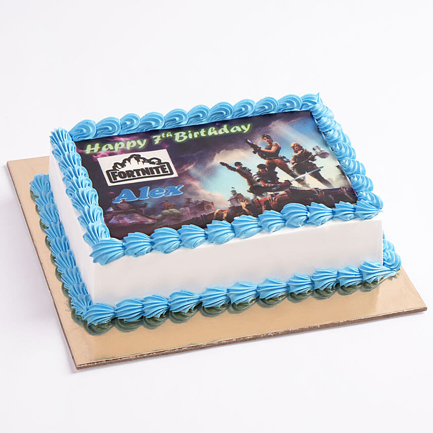 Fortnite Birthday Photo Cake: Fortnite Cakes