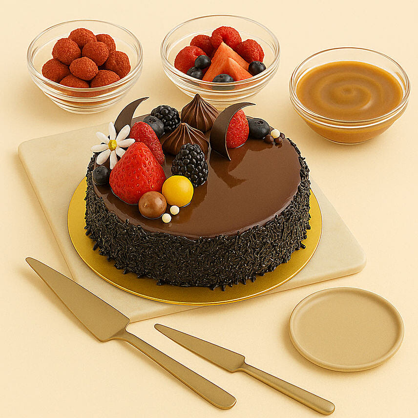 Fudge Fantasy Cake: Mothers Day Cakes