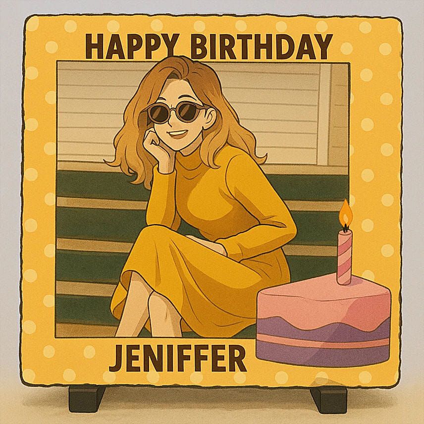 Ghibli Personalised Birthday Fun Frame: 