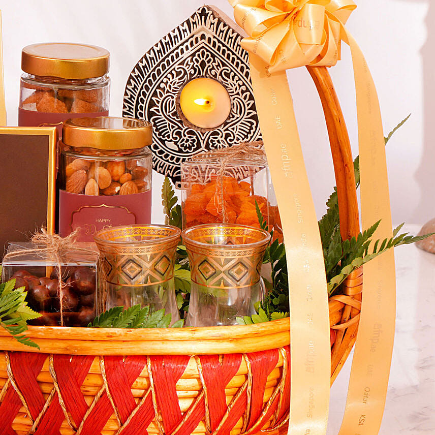 Order Golden Diwali Celebration Basket Online | Same-Day Delivery UAE ...