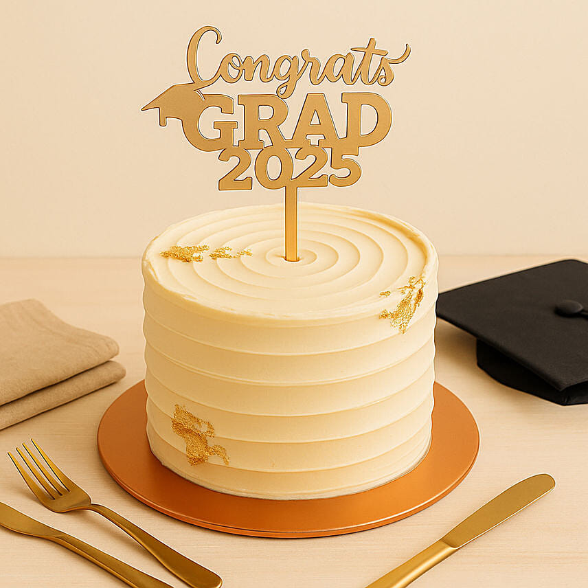 Grad Glory Cake: Graduation Cakes