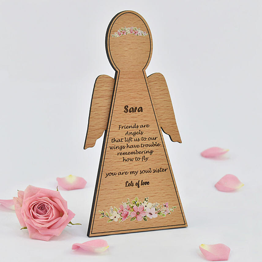 Guardian angel Table Top: Personalised Birthday Gifts for Her