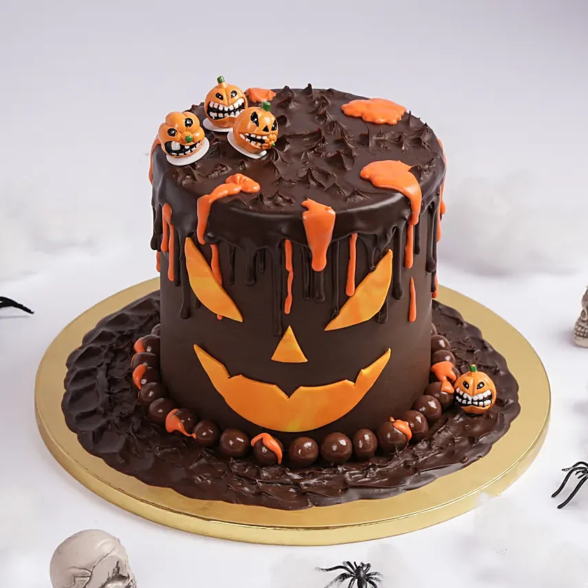 Haunted Pumpkin Cake: Halloween Cakes