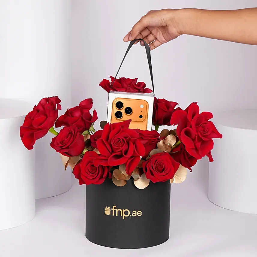 iPhone 17 Pro Surprise Gift Box With Flowers Middle East Version: 