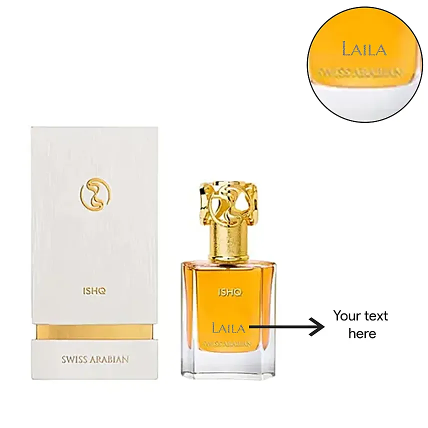 Ishq 50Ml Edp By Swiss Arabian Personalised: Swiss Arabian Perfumes