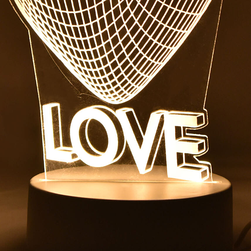 Love LED Lamp