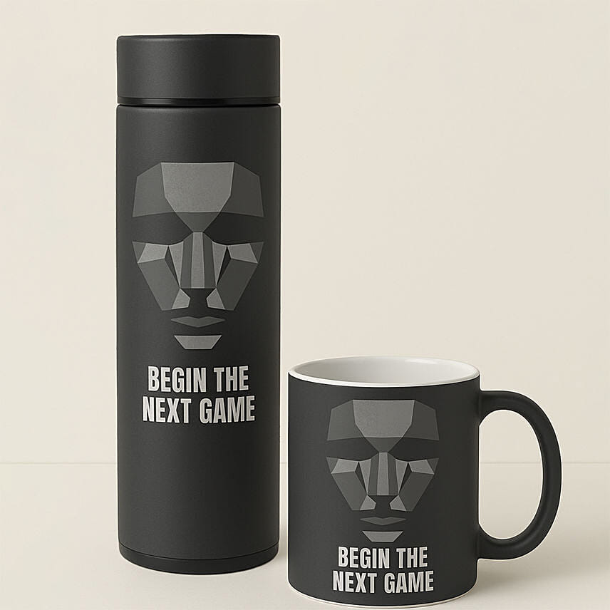 Masked Man Mug and Temperature Bottle: Trending Gifts