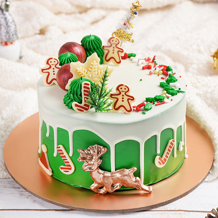 Merry Berry Christmas Cake: 