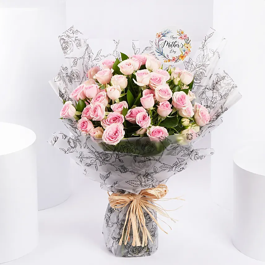 Moms Rosy Embrace: Mother's Day Gifts