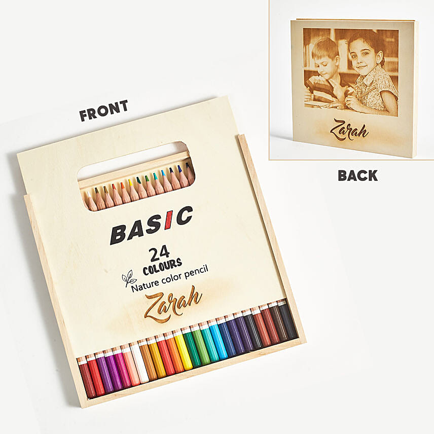 Order Personalised Pencil Color Box Online | Same-Day Delivery UAE - Fnp.ae