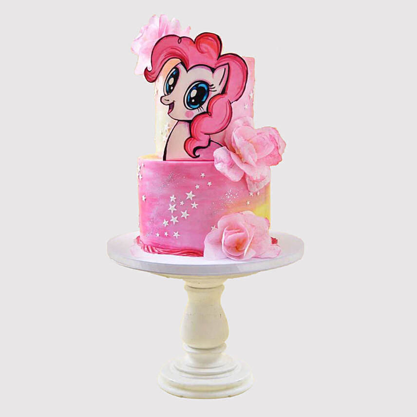 Order Pinkie Pie Pony Vanilla Cake Online | Same-Day Delivery UAE - Fnp.ae