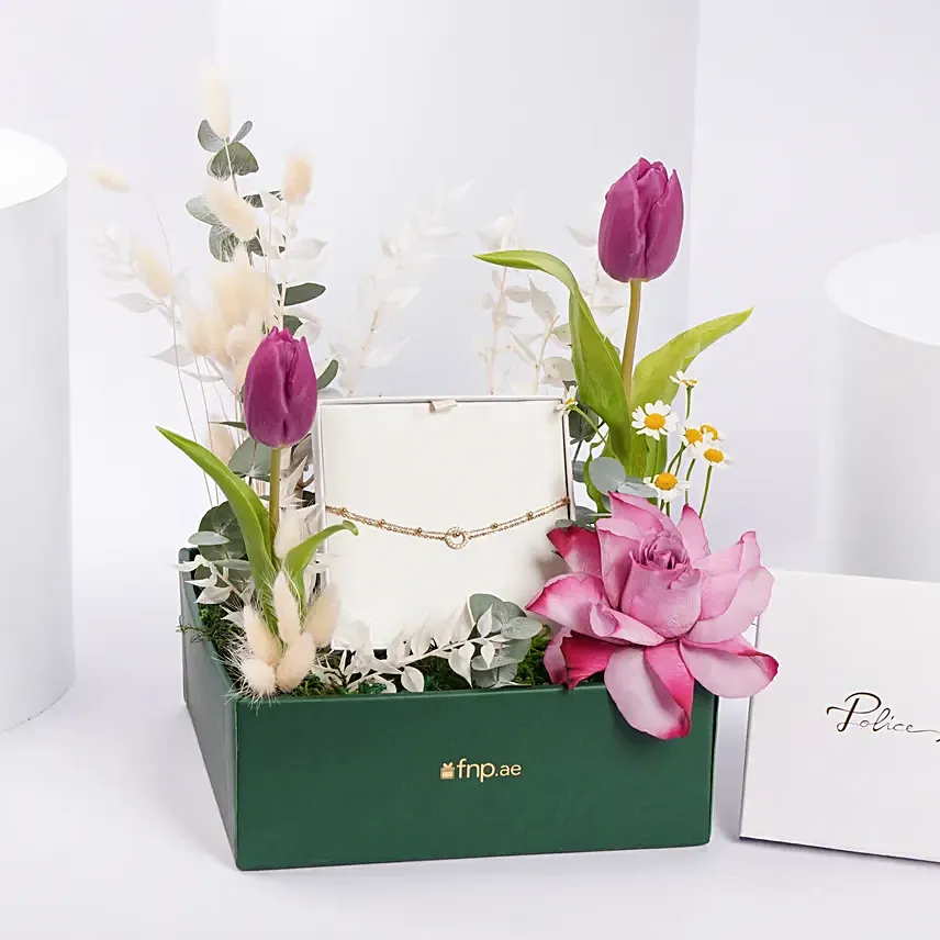 Police Twin Chain Bracelet For Her: 