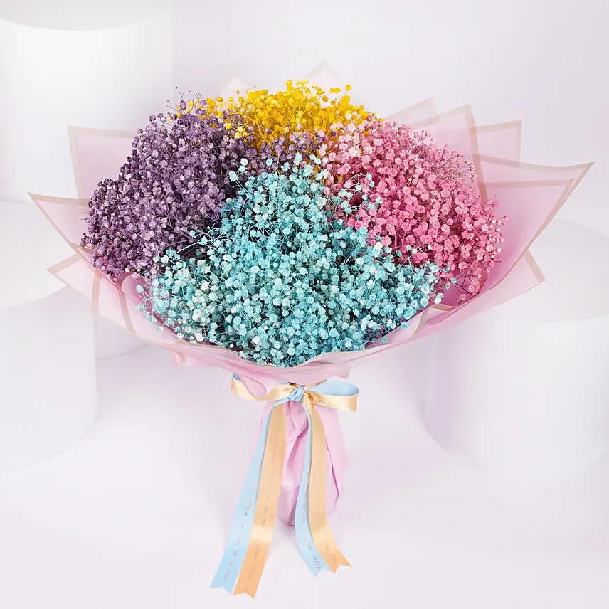 Rainbow Clouds: New Born Flowers 