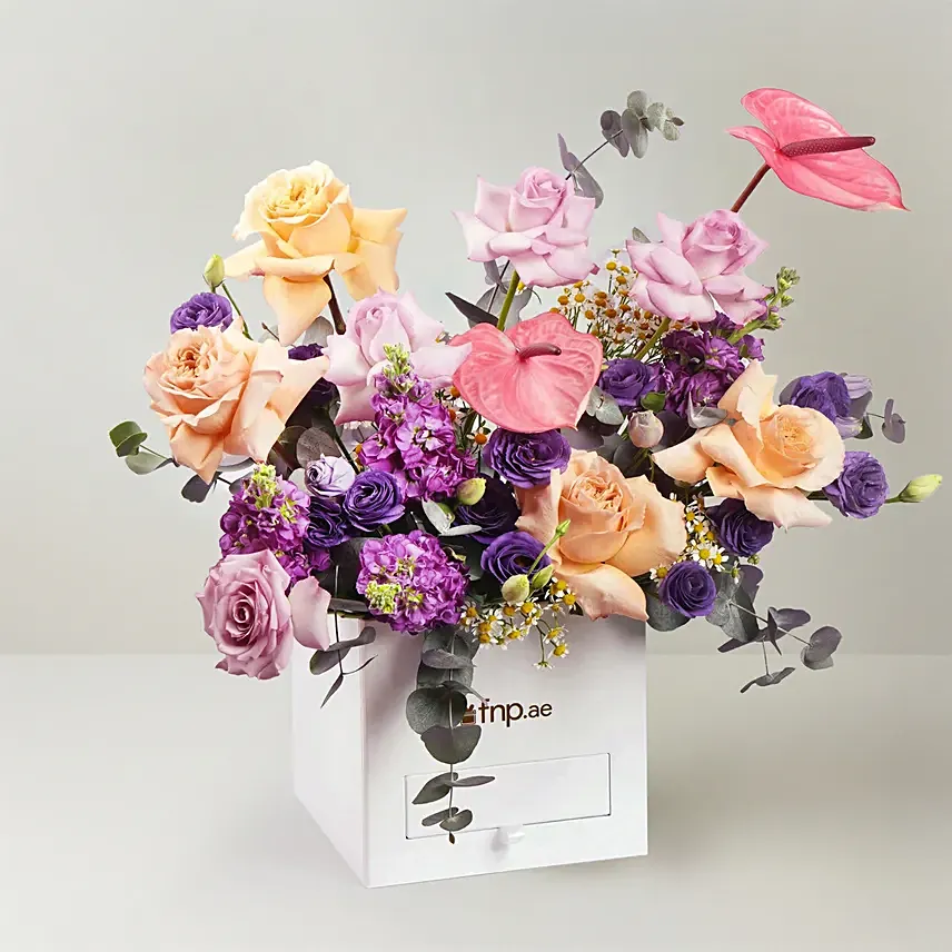 Blush Reverie Crown Collection: Birthday Flowers & Chocolates