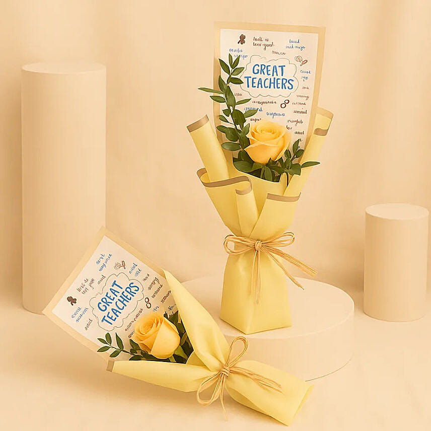 Rose Bouquet: Teachers Day Gifts