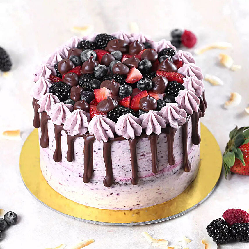 Guilt Free Chocolate Berry Delight: Sugar Free Cakes
