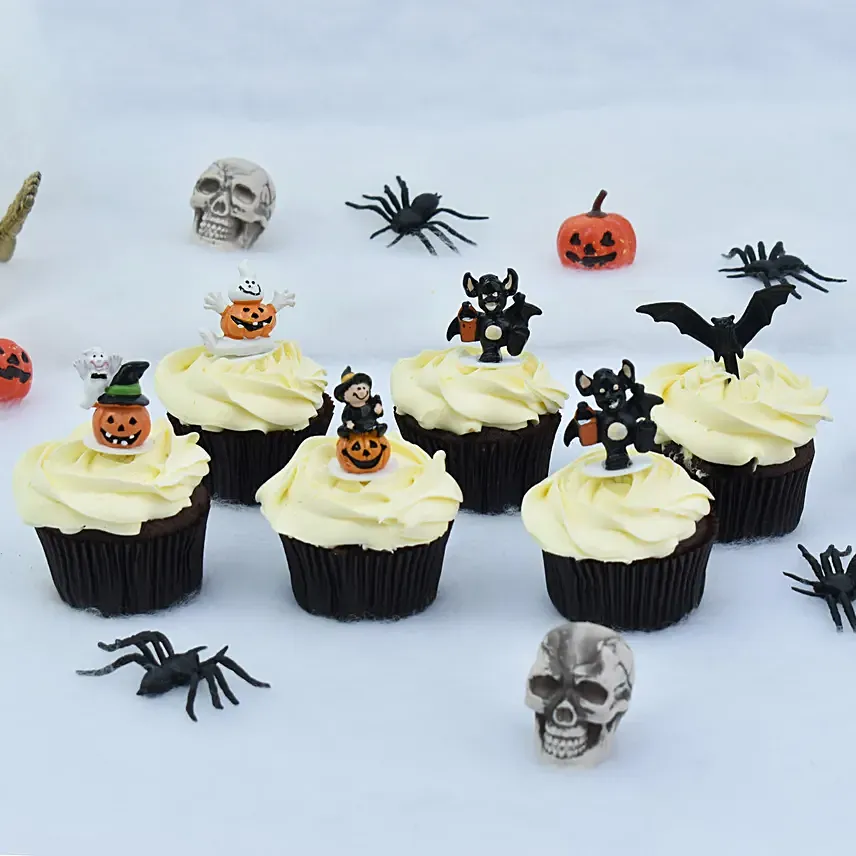 Trick or Treat Theme Cup Cakes: Halloween Cakes