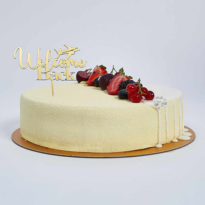 Order Welcome Back Vanilla Cake Online | Same-Day Delivery UAE - Fnp.ae