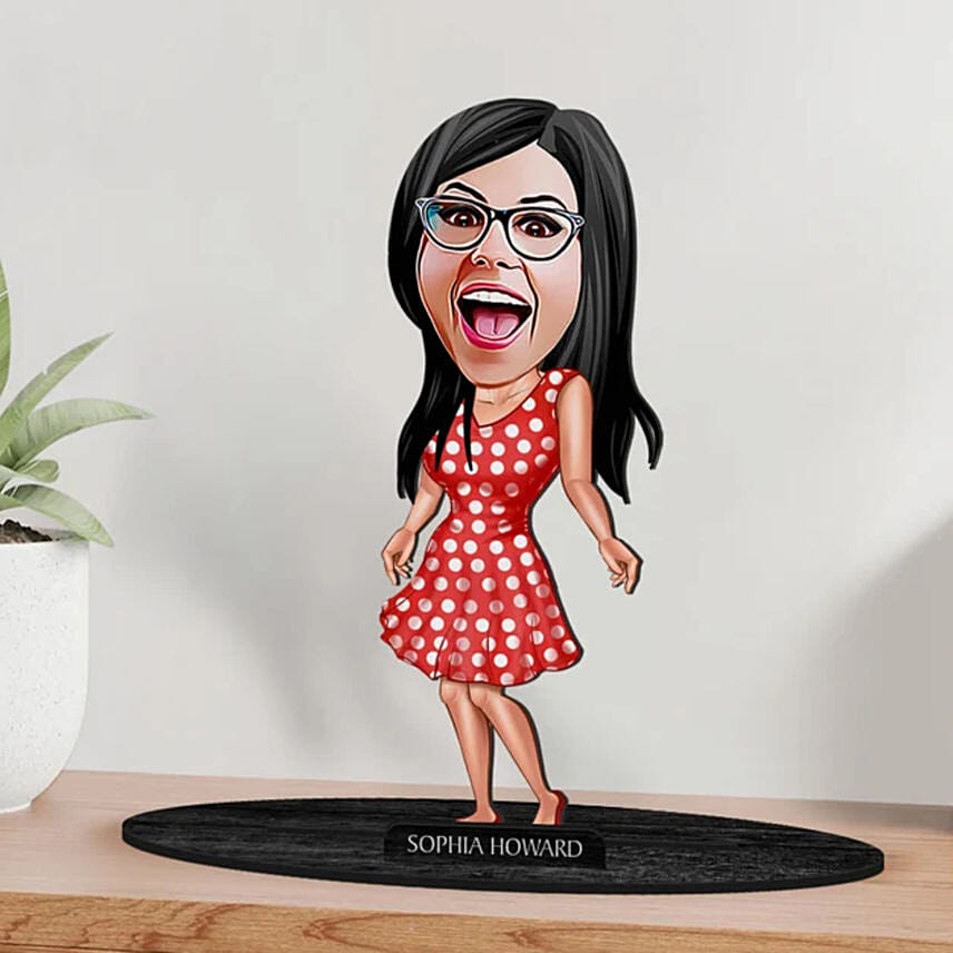Women Caricature: Daughters Day Gifts