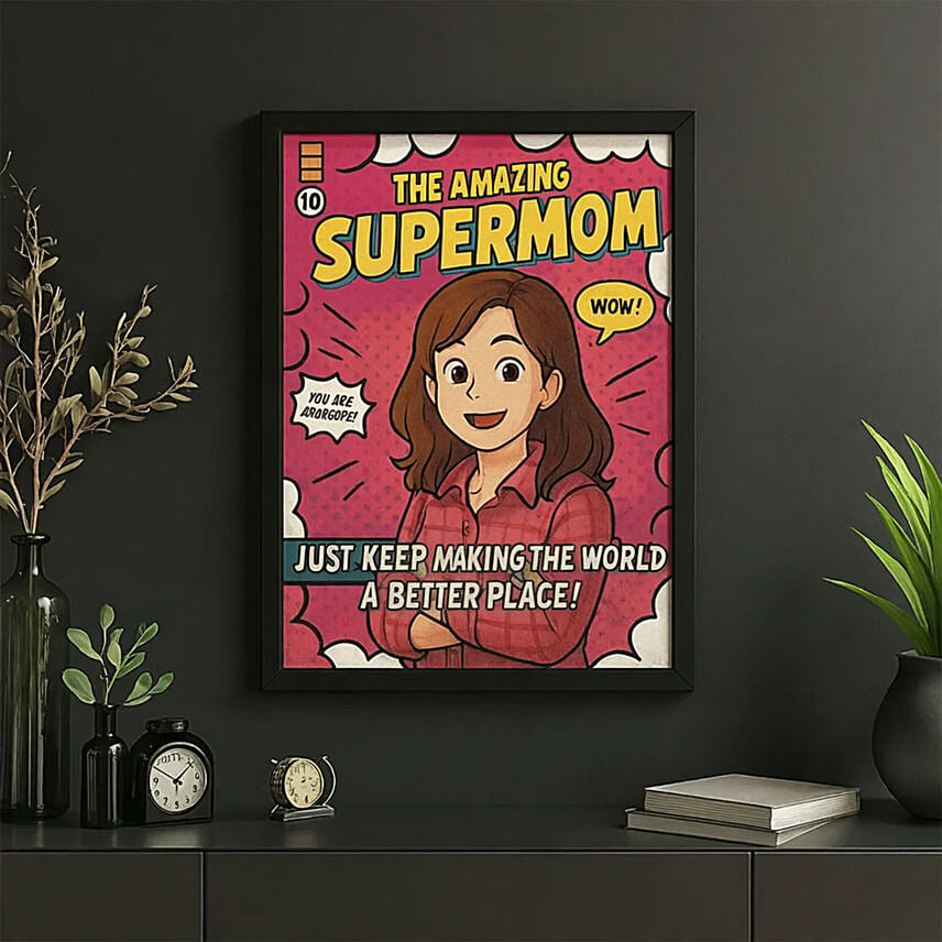 Ghibli Fantastic Super Mom frame: 