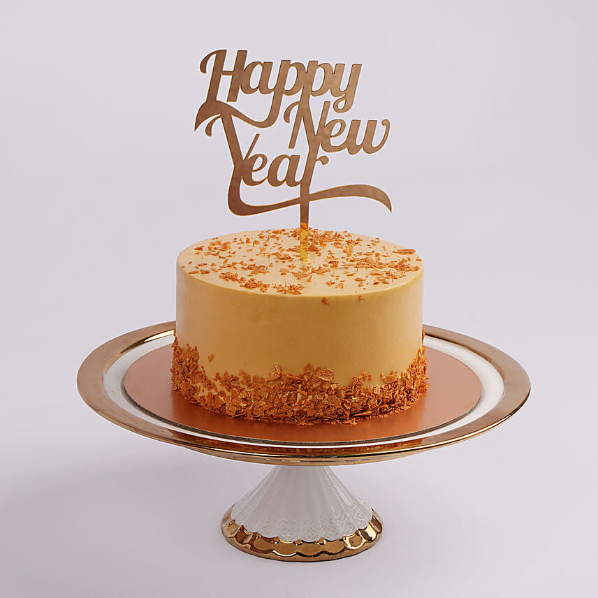 New Year Special Chocolate Cake 1Kg: New Year Cakes