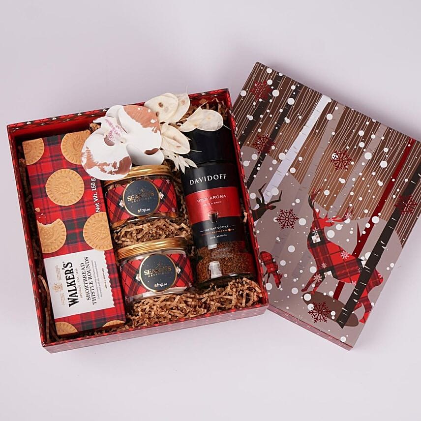 Warm Wishes Holiday Gift Box: Christmas One Hour Gifts Delivery 