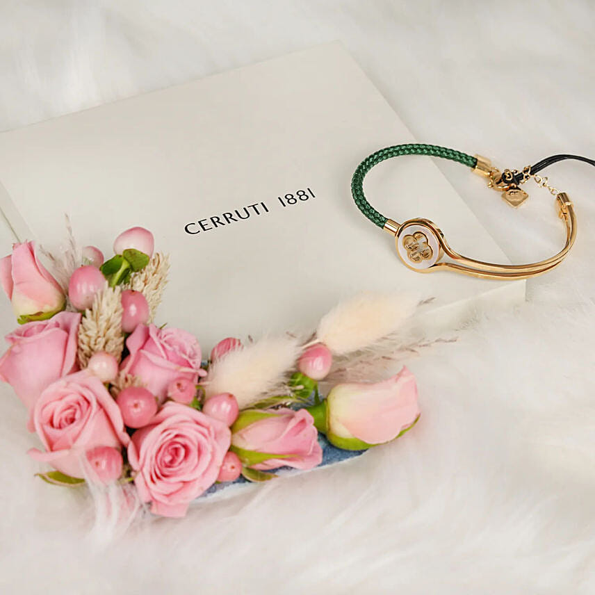 Cerruti 1881 Bracelet and Roses for Her: 