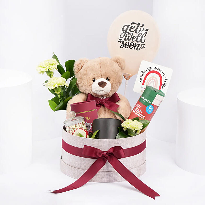 Teddys Well Wishes Hamper: 