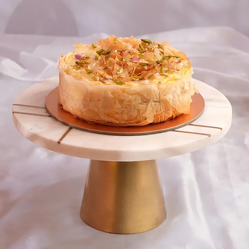 Baklava Baked Cheese Cake 500 Gm: Ramadan Cakes