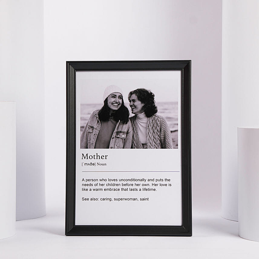 Personalised Mother Definition Photo Frame: Personalised Mother's Day Gifts