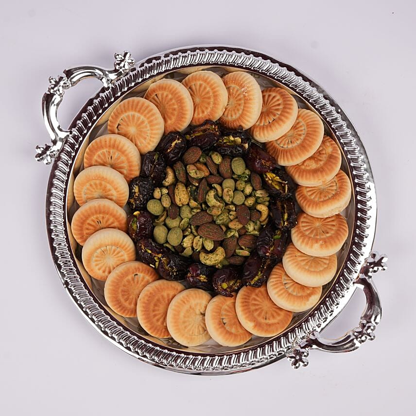 Assorted Dry Fruits Tray: Fresh and Premium Dates Box