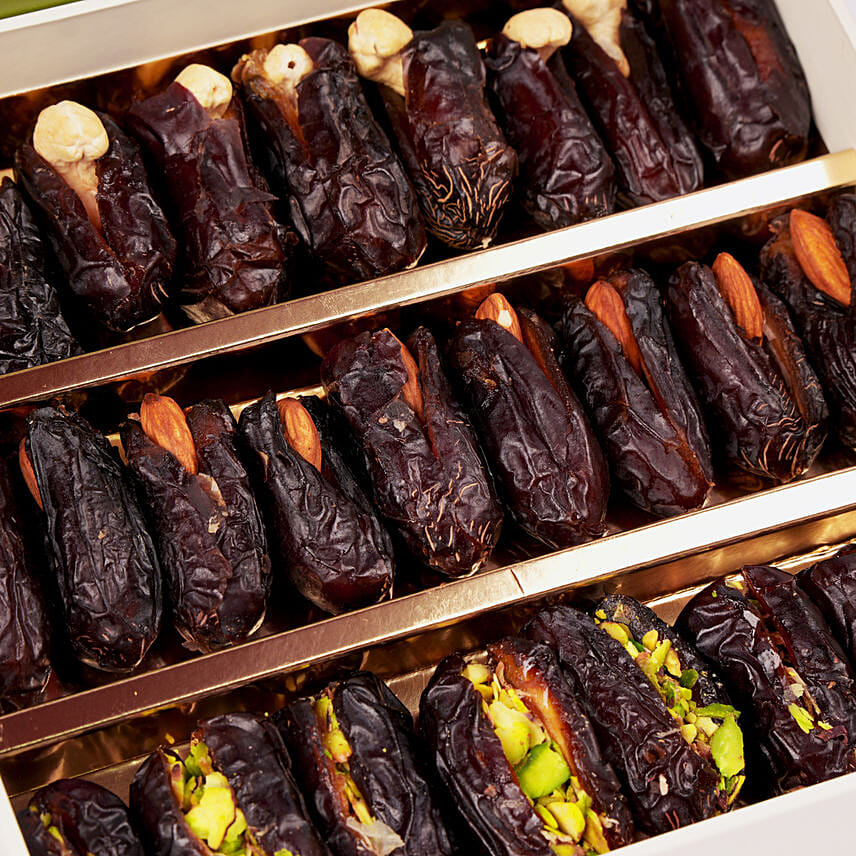 Order Assorted Stuffed Dates Box Online | Same-Day Delivery UAE - Fnp.ae