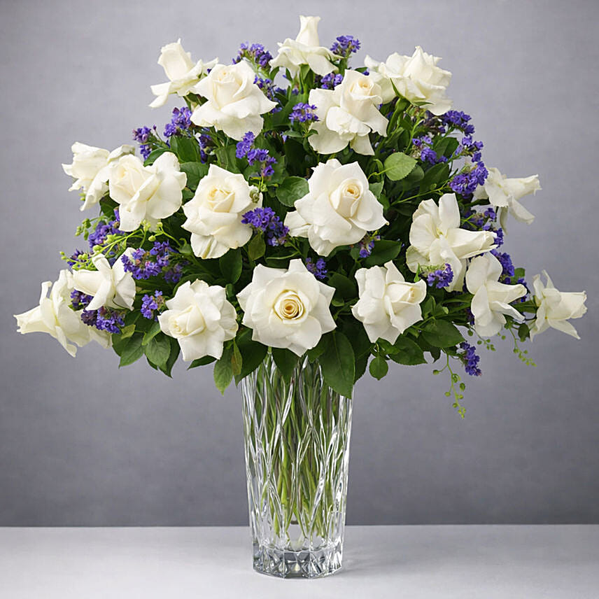 عبير الزهور | فازة ورد جوري: باقات ورد فخمة 