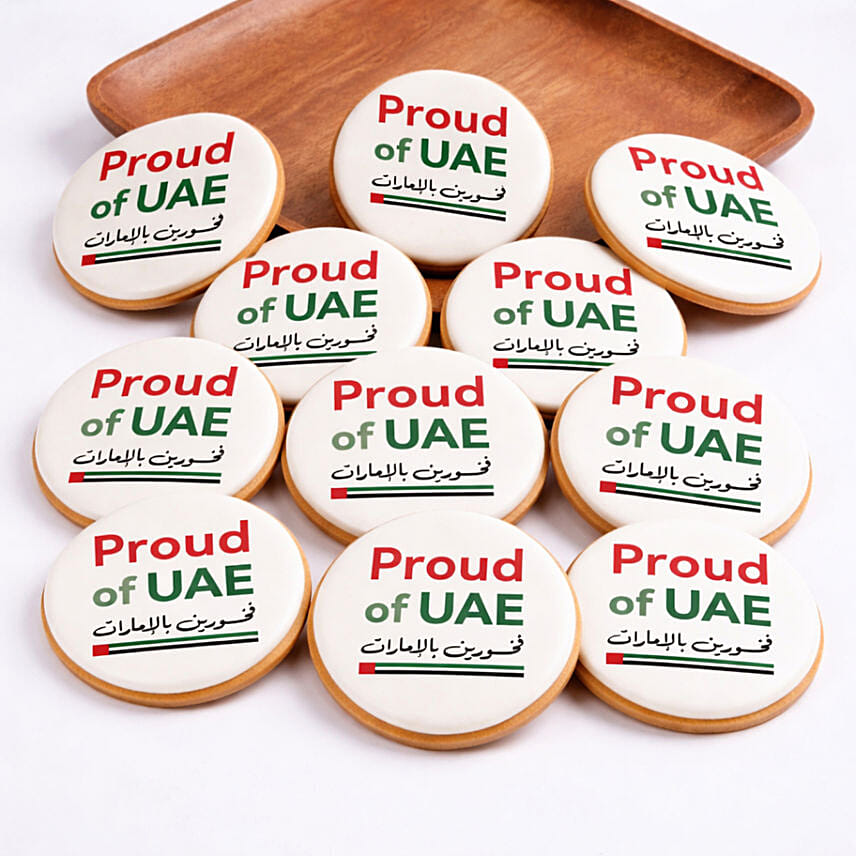 Proud of UAE Cookies Box: Uae Pride-gifts