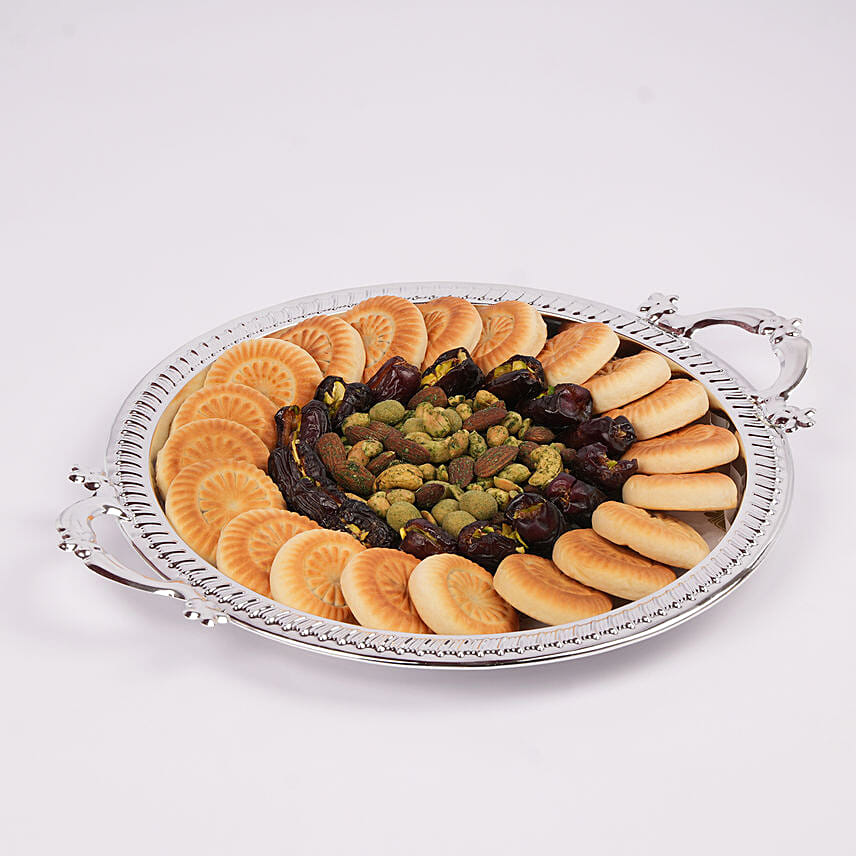 Assorted Dry Fruits Tray: Fresh and Premium Dates Box